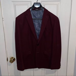 EXPRESS MENS BURGUNDY BLAZER